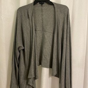 Gray cardigan